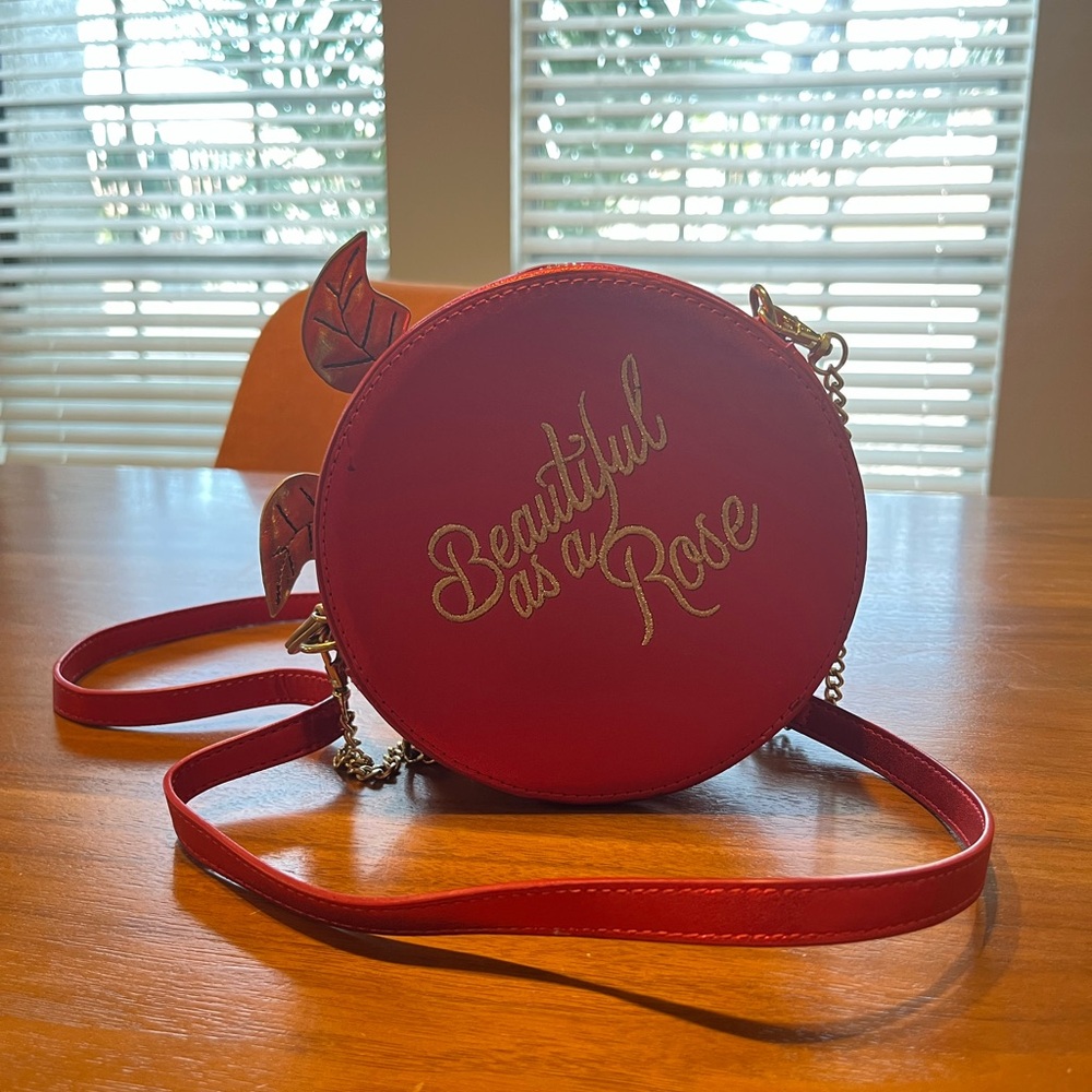 Disney Danielle Nicole Beautiful as a Rose Red Round Bag